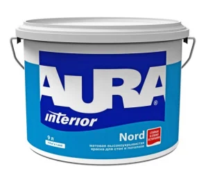 Краска AURA  Nord интерьерная для стен и потолков 9л