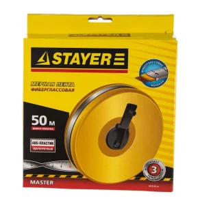 Лента-рулетка мерная 50м фиберглассовая Stayer Мастер 3415-50_z01 *1