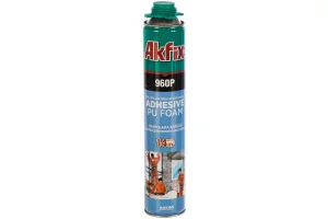 Клей-пена для пенополистирола и пенопласта Akfix 960P, 900 гр. FA009