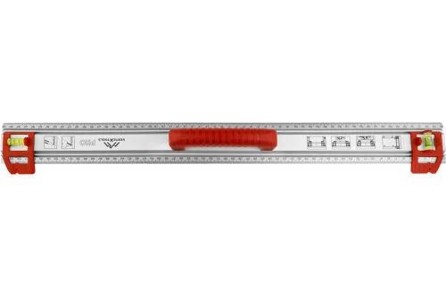 Линейка разметочная Profi 60см скользящие блоки с колбами VertexTools 3046-16  1