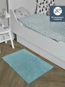Коврик НАНОХЛОПОК SHAHINTEX 80х120см аквамариновый 01 S *1