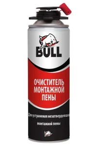 Очиститель Bull монтажной пены 425 гр, 500 мл FC800