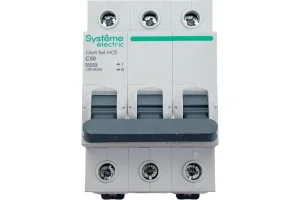 Выключатель автоматический модульный 3п C 50А 4.5кА C9F34350 Systeme Electric 1701582