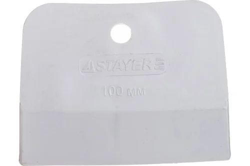 Шпатель для затирки швов 100 мм эластичный, белый, резиновый Stayer MAXFlat 1027-100  1