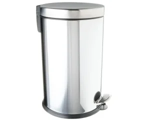 Ведро с крышкой 12л FX-34024D хром