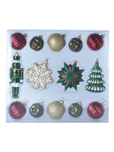 Украшение подвесное Щелкунчик в зеленом (14шт) 5,3x28x25см арт.87003 *1