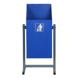 Урна для мусора квадратная Космос (синий) 20л П6667 *1