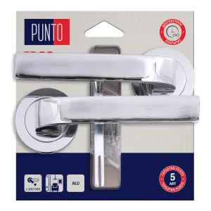Ручка раздельная Punto LM/A R.TLK52.EVO/HD CP-8 хром 45567 *1
