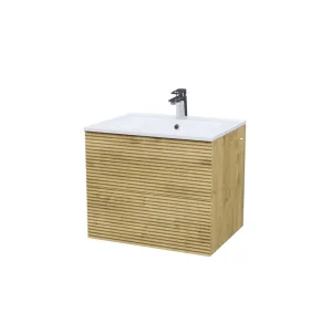 Тумба-умывальник подвесная Iddis Bild BIL60V0i95K 465х603х500мм дуб светлый