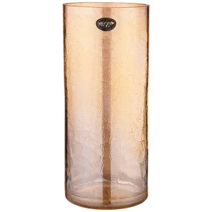 Ваза "CRACLE AMBER" d=14,6 35см 380-631 *1