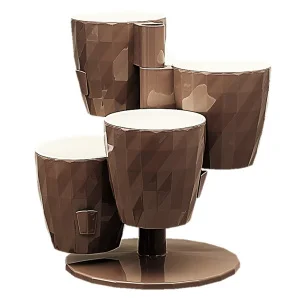 Кашпо д/цветов пласт. "Ruby" Кватро фраппе КШ-9762 (La Decoro) *1