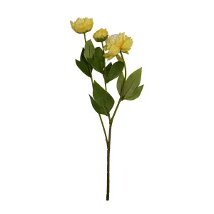 Цветок искусственный Пион, В530, желтый HFW-32 *1