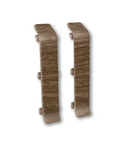 Соединитель для плинтуса 293 Орех темный 80мм Лексида