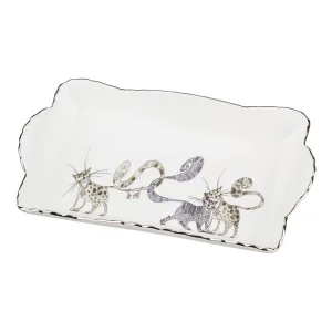 Блюдо Lefard "Котики" 21*12*3 См (Кор=36Шт.)