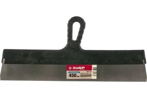 ЗУБР  450 мм, пластиковая ручка, нержавеющий фасадный шпатель (10077-45)