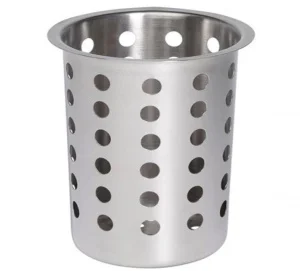 Стакан для столовых приборов из нержавеющей стали, Д=7см, В=10см, арт. TF-LA0807