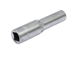 Головка торцевая 6-гранная 1/4 6мм сталь Cr-V удлиненная Зубр Мастер Flank 27717-06