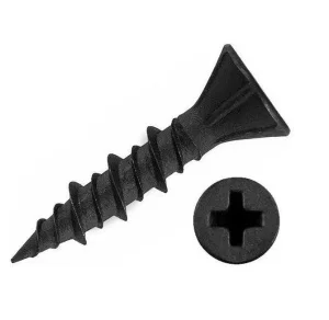 Саморез для ГВЛ двухзаходная резьба, оксид 3,9х30 уп. - 30 шт. SteelRex