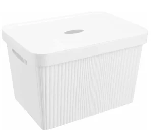 Лоток С Крышкой "Velvet", 380Х270Х249 Мм, 20Л (Белый)