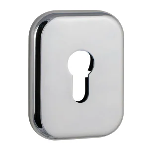 Накладка на цилиндр FUARO ESC.C.XL/K.486 (ESC 486-C SQ XL) CP хром уп-1шт 39689 *1