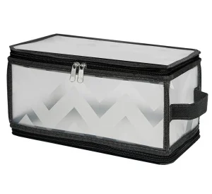 Короб складной Handy Home Зигзаг 300х150х150мм на молнии серый HH-ESH23 S