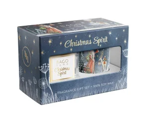 Набор ароматический Новогоднее настроение (диффузор 45мл, свеча 85г) BFS0301 BAGO home *1