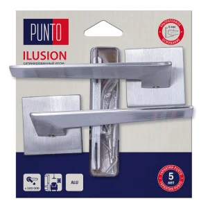 Ручка раздельная Punto LM/A K.QS52.ILUSION/HD SSC-16 сатин. хром 45583 *1