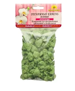 Дренажный камень (влагосберегающий) зеленый мелкой фракции 1л (Биоабсолют) *1.