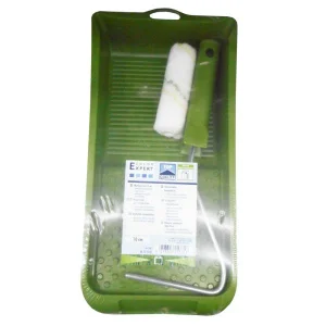 Набор: валик 100 зеленые полосы микрофазер ручка ванна Color Expert 86547099