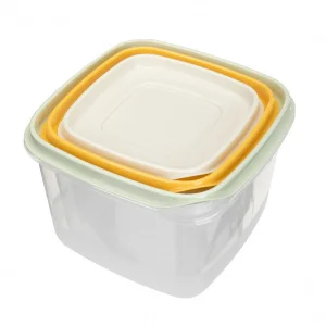 Комплект Контейнеров Для Продуктов Clever 3Шт, 0,45Л + 0,75Л + 1,2Л (Микс 1)