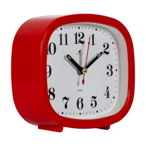 Часы-будильник "Классика" кварц, корпус красный Рубин В5-002 *1