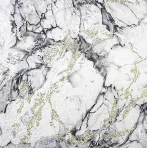 Обои компакт-винил Murena 60472-04 1,06х10м мрамор черно-белые