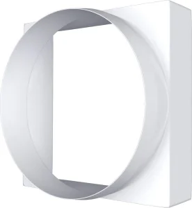 Соединитель квадратного канала с круглым 100х100мм d100мм 10КВ Era