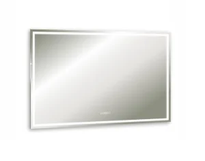 Зеркало Silver Mirrors Ливия-3 LED-00002765 100х80см с LED-подсветкой, подогревом, часами