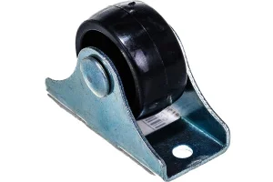 Ролик выкатной неповоротный К.3, D25, черный пластик -  накл. Tech-Krep 151190 *1