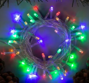 Гирлянда «Нить» 5 м IP20 прозрачная нить 50 LED свечение мульти 8 режимов 220 В 3556755 *1