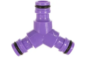 Тройник штуцерный для разветвления или соединения, пластик Palisad 66468