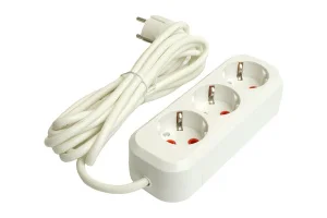 Удлинитель 3х2м с/з 3x1мм2 Home белый HM06-31-02 (У10-002) Stekker *1