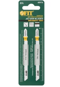 Пилки для лобзика по металлу 3х74х100мм HSS фрезерованные зубья уп-2шт T127D Fit 40976 *1