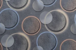 Обои горячего тиснения Артекс 10,05х1,06м Пульсар/декор графит 11285-05 *1/6