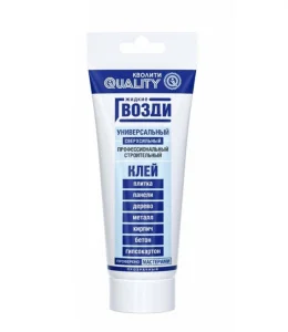 Клей жидкие гвозди Кволити Универсальный прозрачный туба 200г