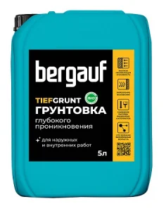 Грунтовка Bergauf Tiefgrunt Всесезонная глубокого проникновения 5л