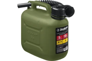 ЗУБР  5 л, пластиковая усиленная канистра, Профессионал (38365-5)