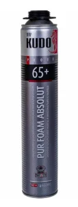 Пена монтажная ПРОФ полиуретановая KUDO PROFF 65+ (KUPP10S65+) *1/12/768
