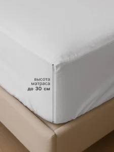 Наматрасник водонепроницаемый Этель на резинке 80*200+30см,100% п/э   10877788