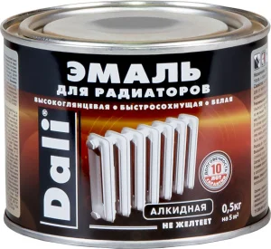 Эмаль для радиаторов DALI алкидная 0,5 л