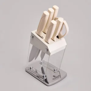 Набор Ножей Agness  На Пластиковой Подставке, 7 Предметов