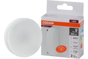 Лампа светодиодная LVGX53100 12SW/840 230V GX53 10X1 RU OSRAM