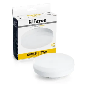 Лампа светодиодная LB-451 GX53 7W 175-265V 2700K 25831 (Feron) *1