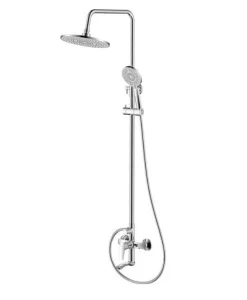 Смеситель для ванны с верхним душем Rora Milardo RORSB4FM06 хром